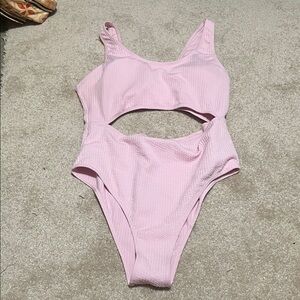 Kids Pink One Piece Swimsuit